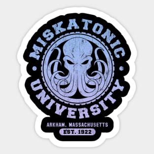 Miskatonic University / Watercolor Design Styles Sticker